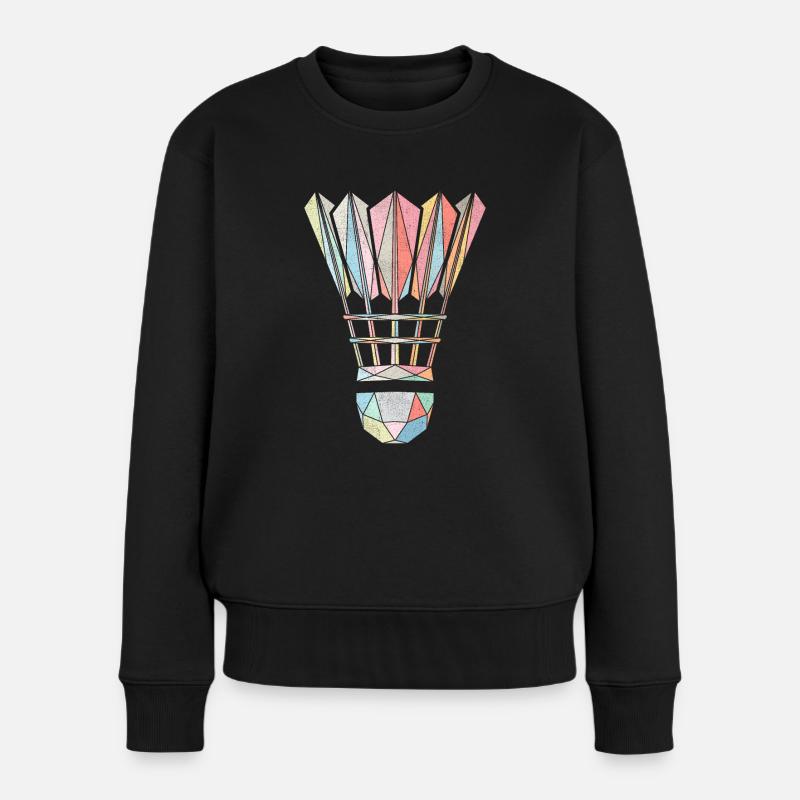Federball - Frauen Premium Bio Pullover - Schwarz
