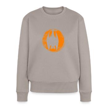Halloween - Pull Premium bio Femme - taupe - Devant - Julia (174cm)