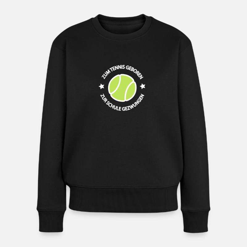 Tennis Enfants - Pull Premium bio Femme - noir