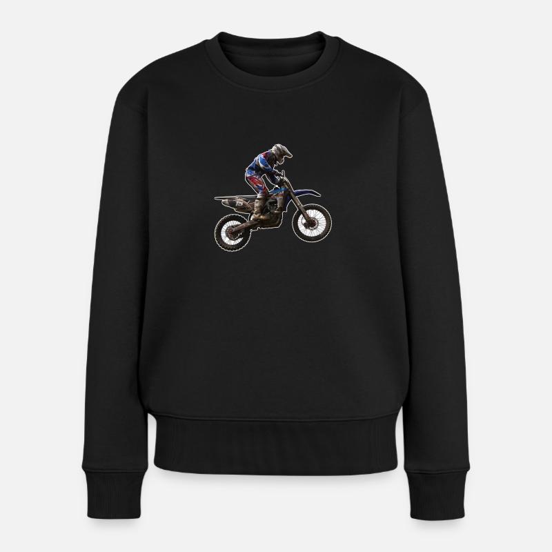 enduro - Women's Premium Organic Jumper - black