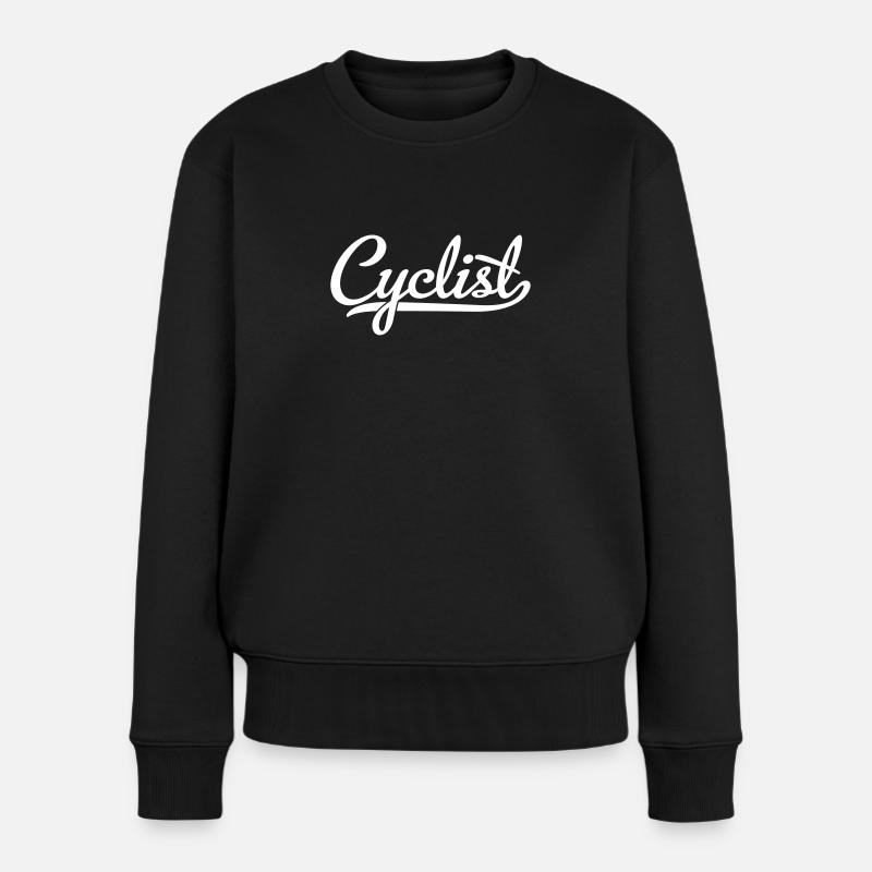 Cycling - Women's Premium Organic Jumper - black