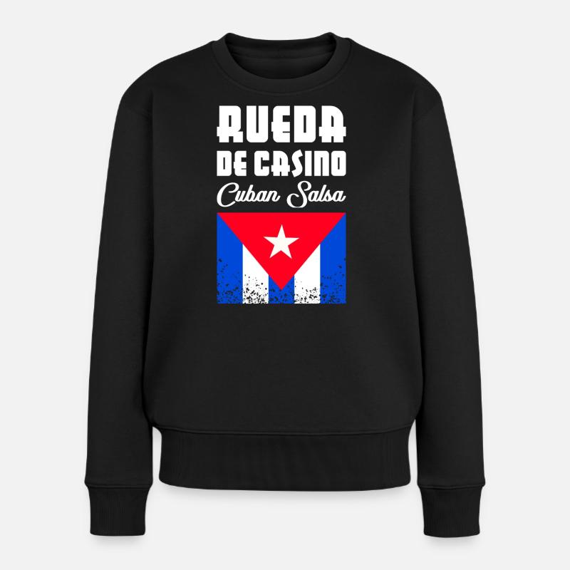 Rueda de Casino - Salsa cubaine - Pull Premium bio Femme - noir