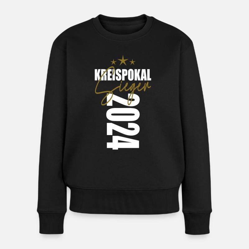 Kreispokal Sieger 2024 - Frauen Premium Bio Pullover - Schwarz
