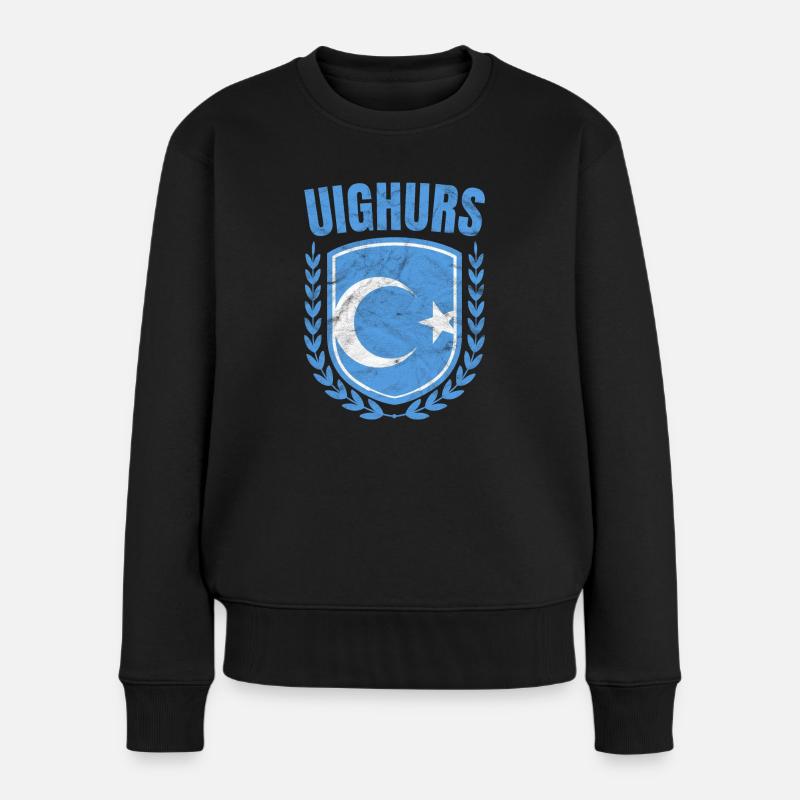 Ouïghours - Pull Premium bio Femme - noir