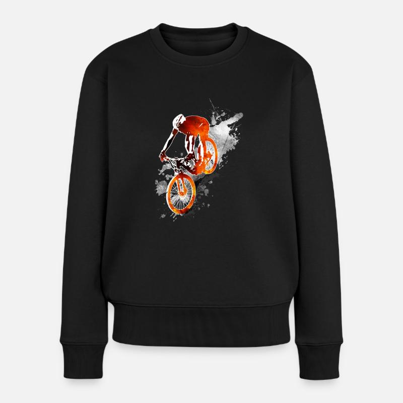 vélo - Pull Premium bio Femme - noir