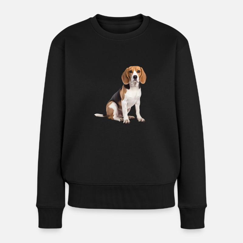 Beagle - Pull Premium bio Femme - noir