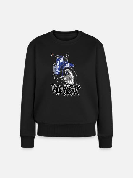 Schwalbe Tuning (blau) // Illustration - Frauen Premium Bio Pullover - Schwarz