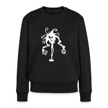 Créature de l'ombre - Halloween - Pull Premium bio Femme - noir - Devant - Julia (174cm)