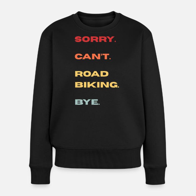 Annulation de la moto de route : gradient de faute de frappe - Pull Premium bio Femme - noir