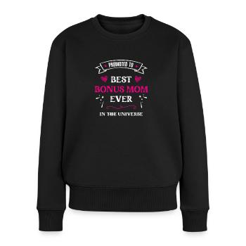 Beste Bonus Mama Ersatzmama Bonusmutter Mutter - Frauen Premium Bio Pullover - Schwarz - Vorne - Julia (174cm)