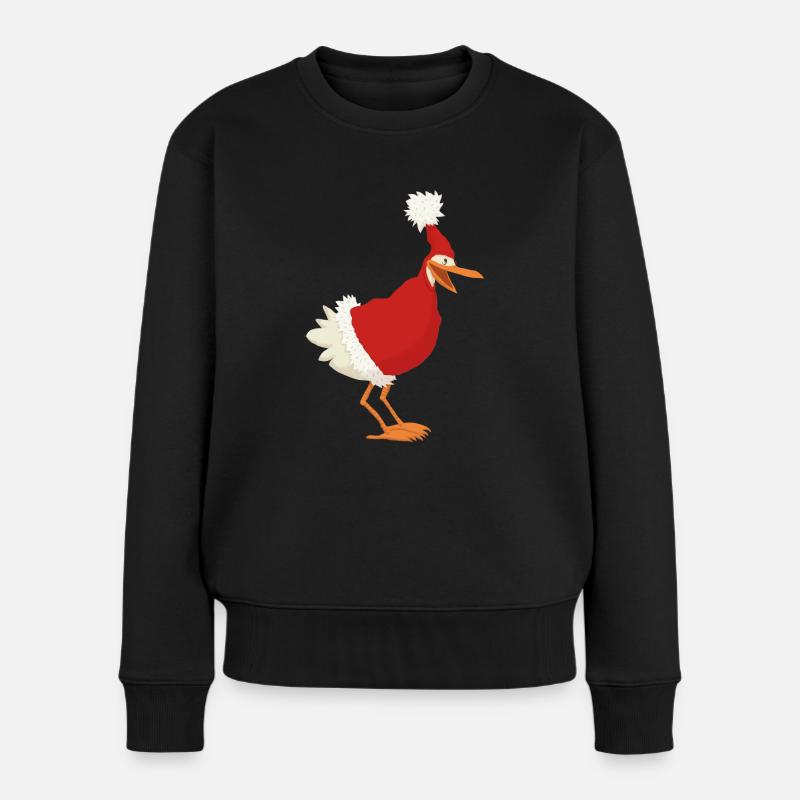 christmas chicken - Pull Premium bio Femme - noir