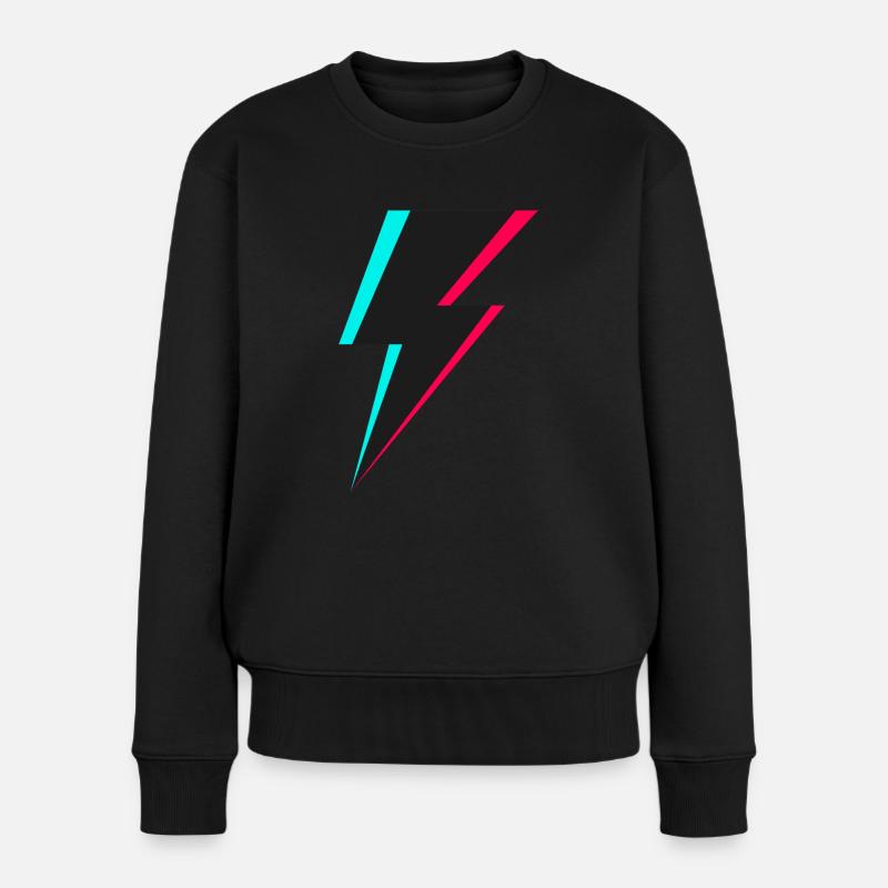 Blitz Logo - Frauen Premium Bio Pullover - Schwarz