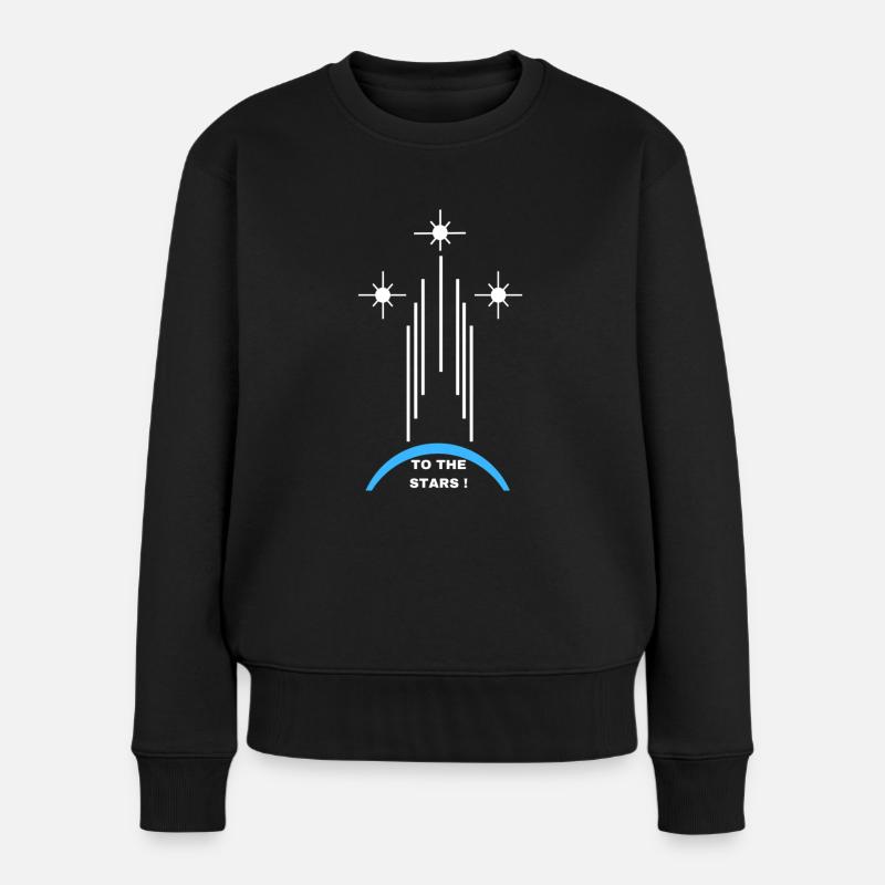 To the Stars ! - Pull Premium bio Femme - noir