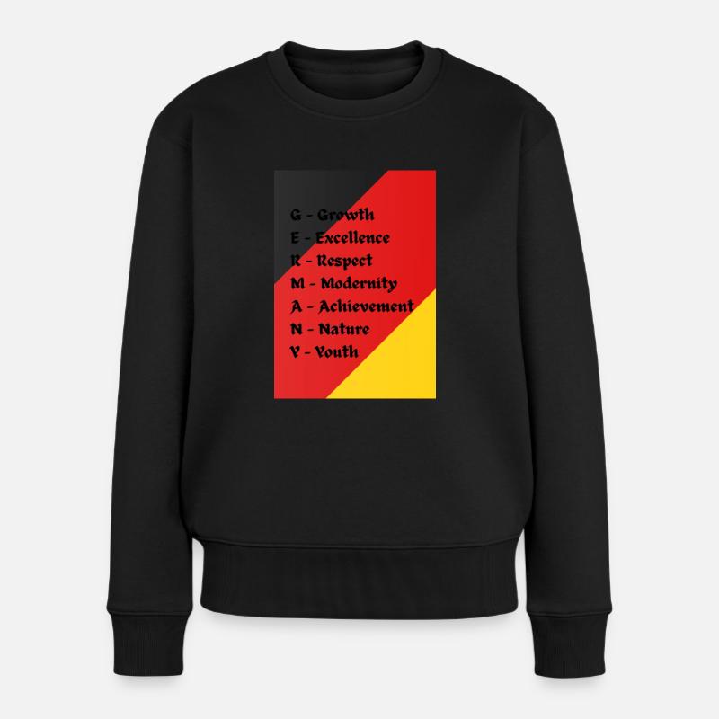 Allemagne - Pull Premium bio Femme - noir
