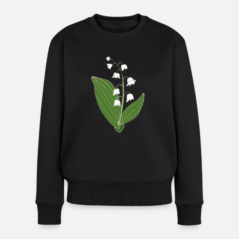 Maigloeckchen 2 6 - Pull Premium bio Femme - noir