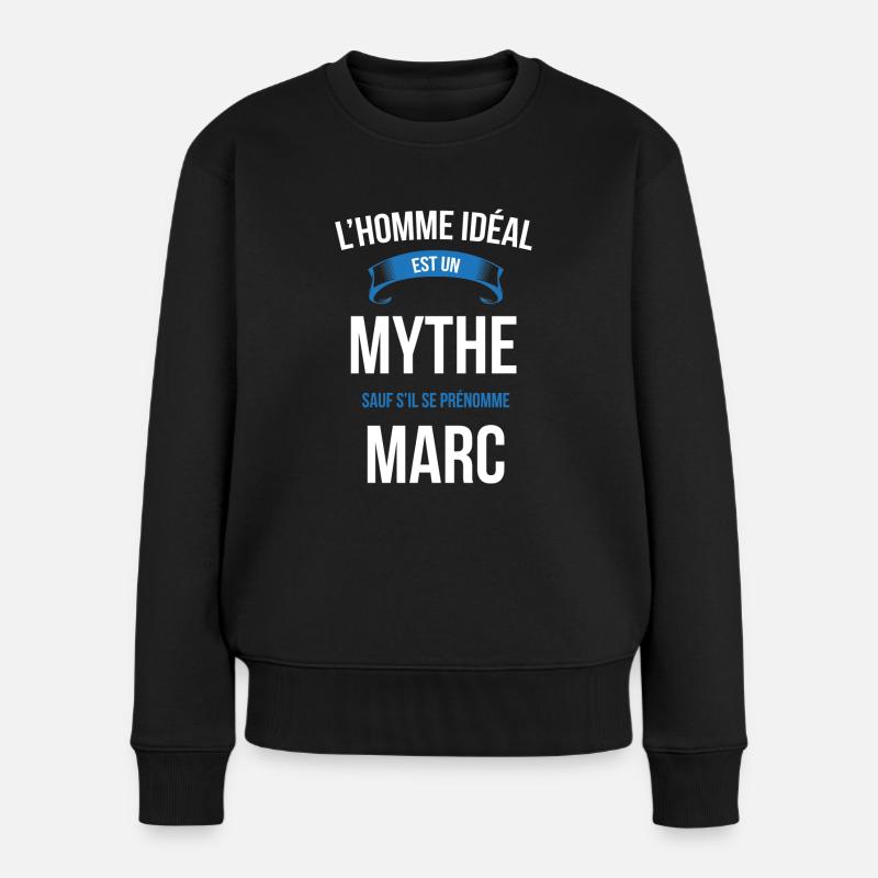 Marc idéal mythe cadeau noël - Pull Premium bio Femme - noir