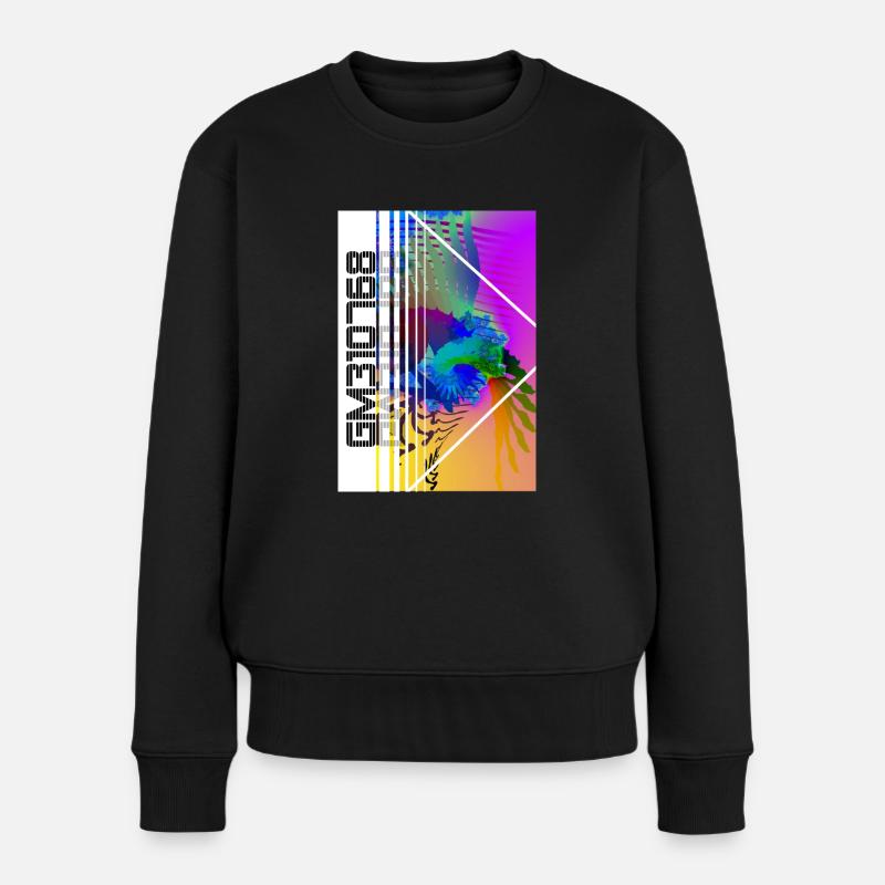 JerseyGM310768 arte3b - Frauen Premium Bio Pullover - Schwarz