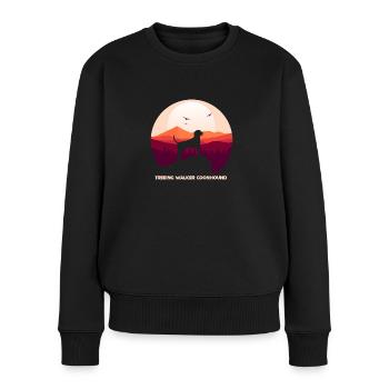 Treeing Walker Coonhound - Women's Premium Organic Jumper - black - Front - Julia (174cm)