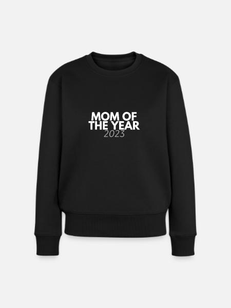 Mom of the Year - Premium økologisk sweatshirt til kvinder - sort