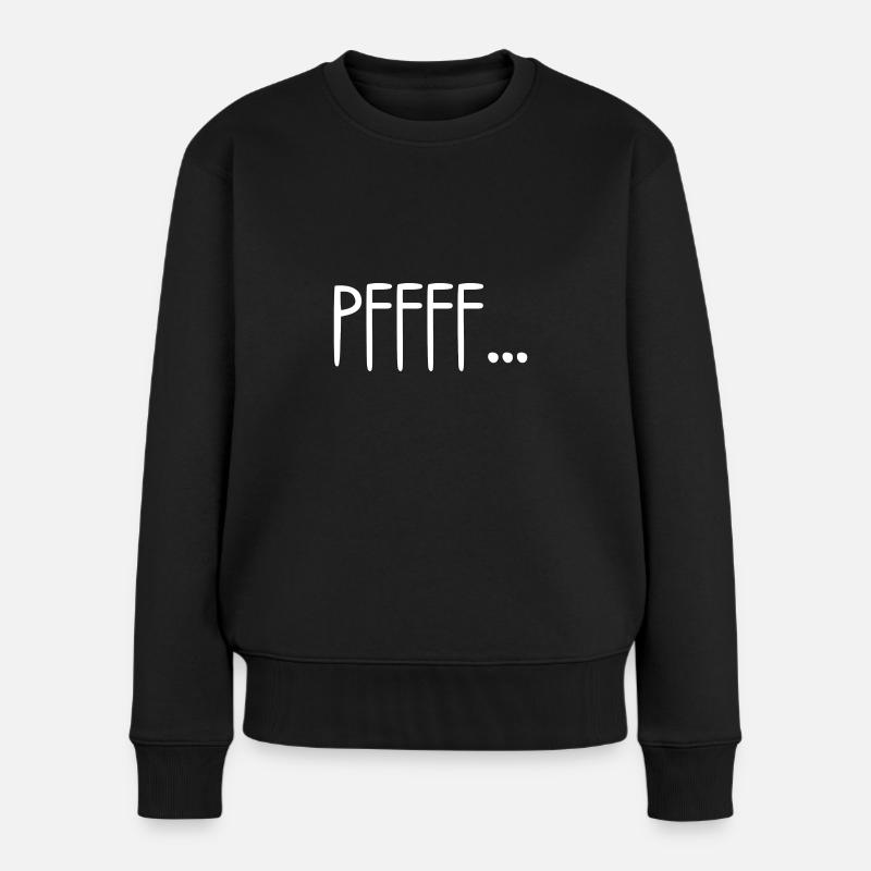 pffff - Pull Premium bio Femme - noir