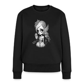 Gothique Manga Engel Darkness Anime Dark Angel - Pull Premium bio Femme - noir - Devant - Julia (174cm)
