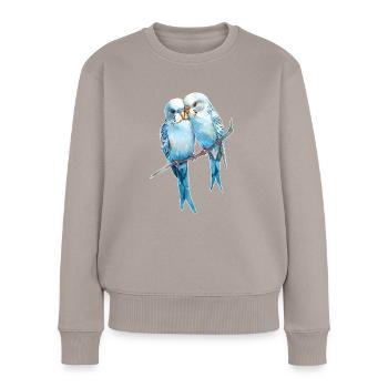 Budgies - Women's Premium Organic Jumper - taupe - Front - Julia (174cm)