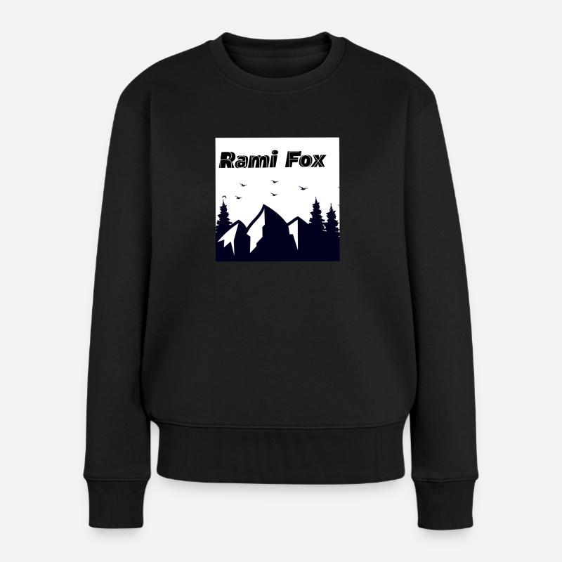 Natur Logo - Frauen Premium Bio Pullover - Schwarz