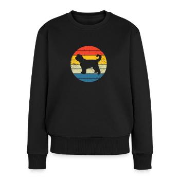 Barbet - Frauen Premium Bio Pullover - Schwarz - Vorne - Julia (174cm)