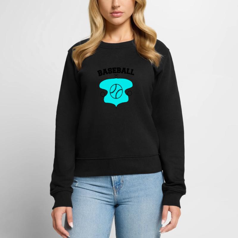 Conception d’écusson de baseball 2 Pull Premium bio Femme