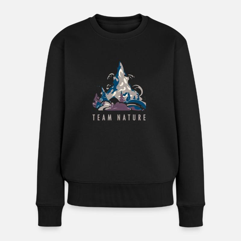 Équipe Nature - Pull Premium bio Femme - noir