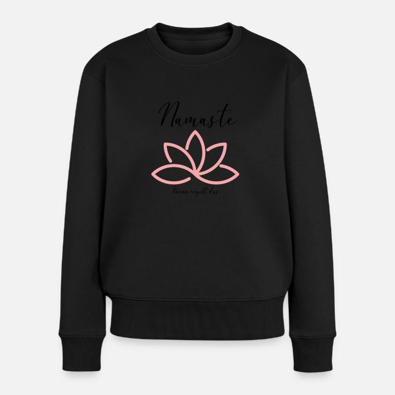 Namaste Karma régule le Serenity Yoga Pilates - Pull Premium bio Femme - noir