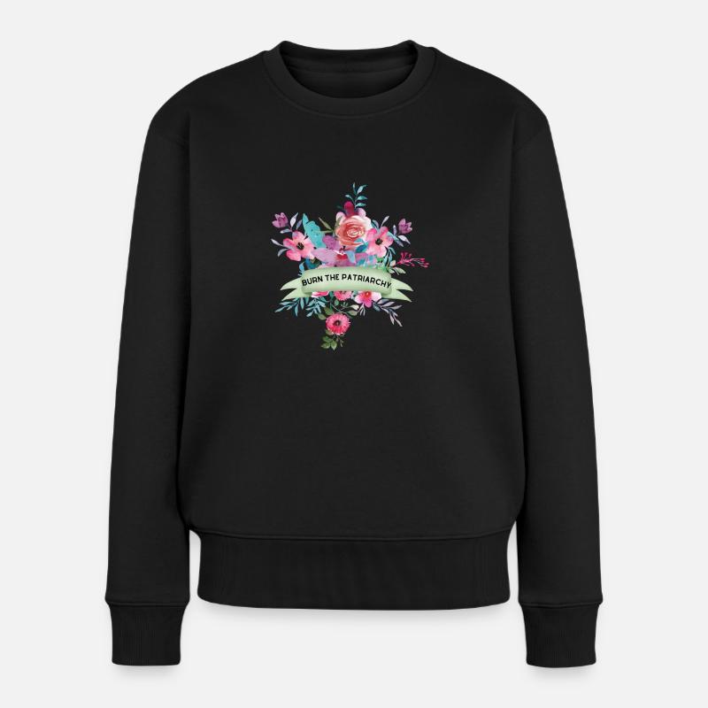 PATRIARCHY - Pull Premium bio Femme - noir