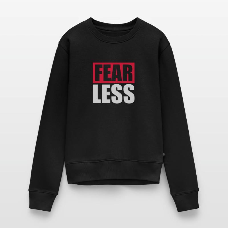 Conception de citation de texte intrépide Pull Premium bio Femme