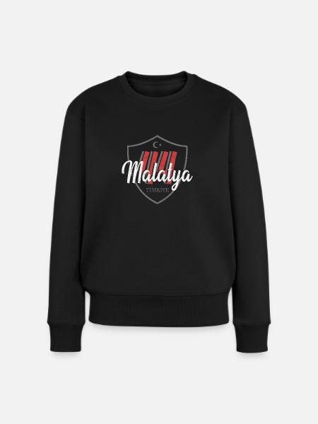 Malatya - Frauen Premium Bio Pullover - Schwarz