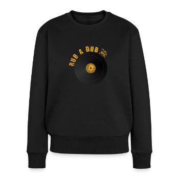 Roots Dub Reggae - Pull Premium bio Femme - noir - Devant - Julia (174cm)