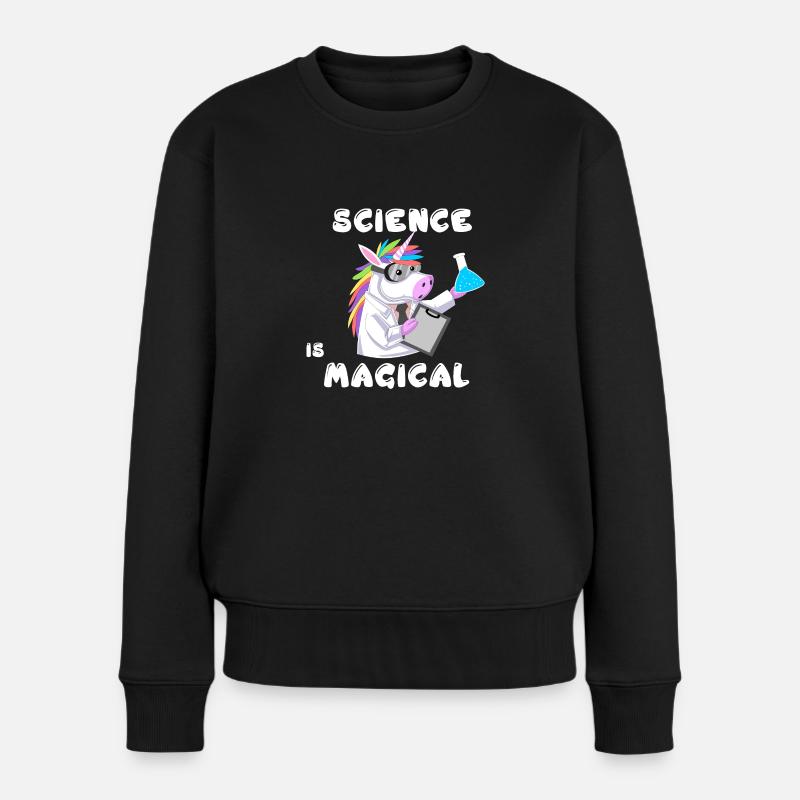 science - Pull Premium bio Femme - noir