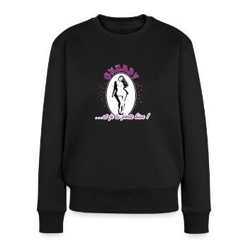chubby-femme ronde - Pull Premium bio Femme - noir - Devant - Julia (174cm)