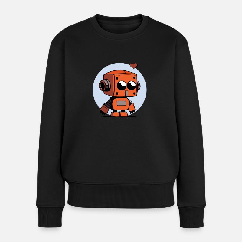 Robot love - Pull Premium bio Femme - noir