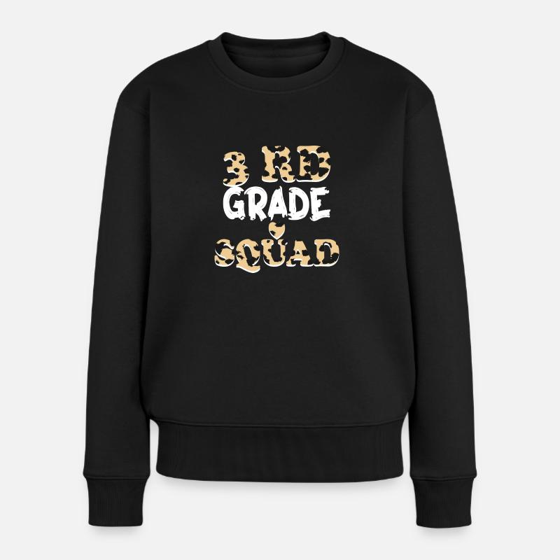 Lehrergeschenke der 3. Klasse für Lehrer - Frauen Premium Bio Pullover - Schwarz
