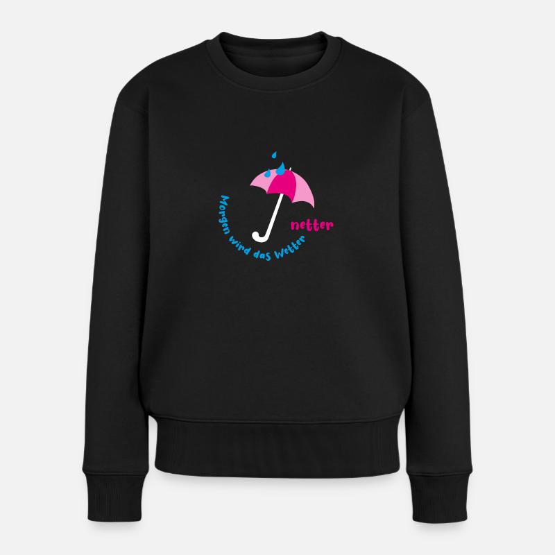 Demain, il fera plus beau - Pull Premium bio Femme - noir
