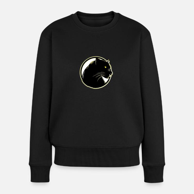 Panthères 3.0 - Pull Premium bio Femme - noir