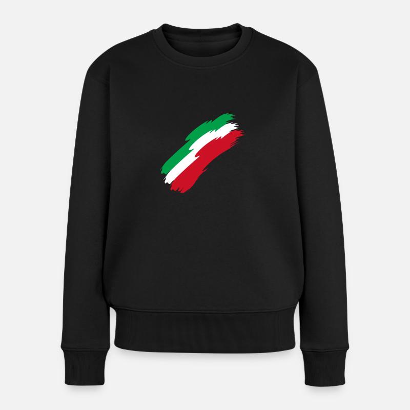 Iran - Fahne - Farben - Landesfarben - Geschenk - Frauen Premium Bio Pullover - Schwarz