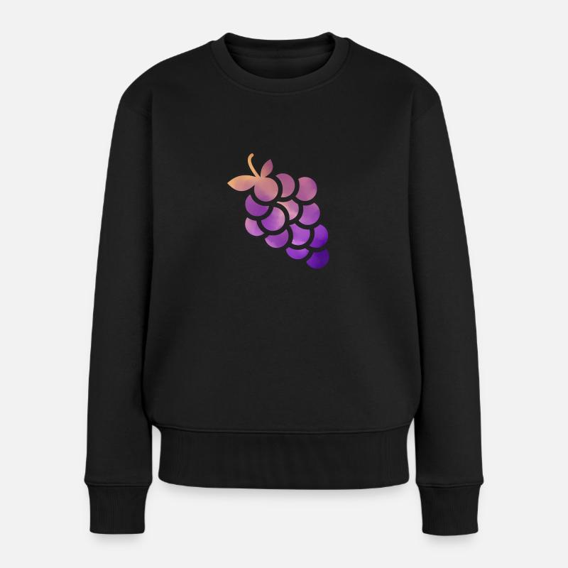 grain de raisin - Pull Premium bio Femme - noir