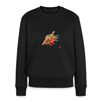 Coquillage 3 - energy art - Pull Premium bio Femme - noir - Devant - Julia (174cm)