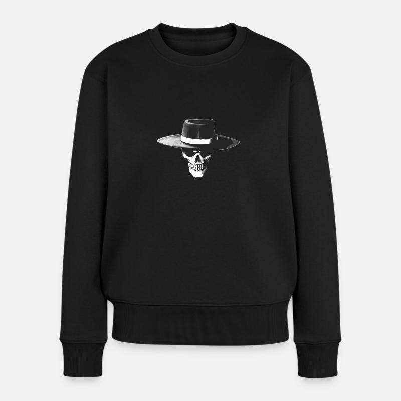 Skulduggery Angenehm - Frauen Premium Bio Pullover - Schwarz