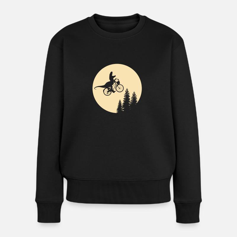 Cadeau TreeRex disant dinosaure - Pull Premium bio Femme - noir