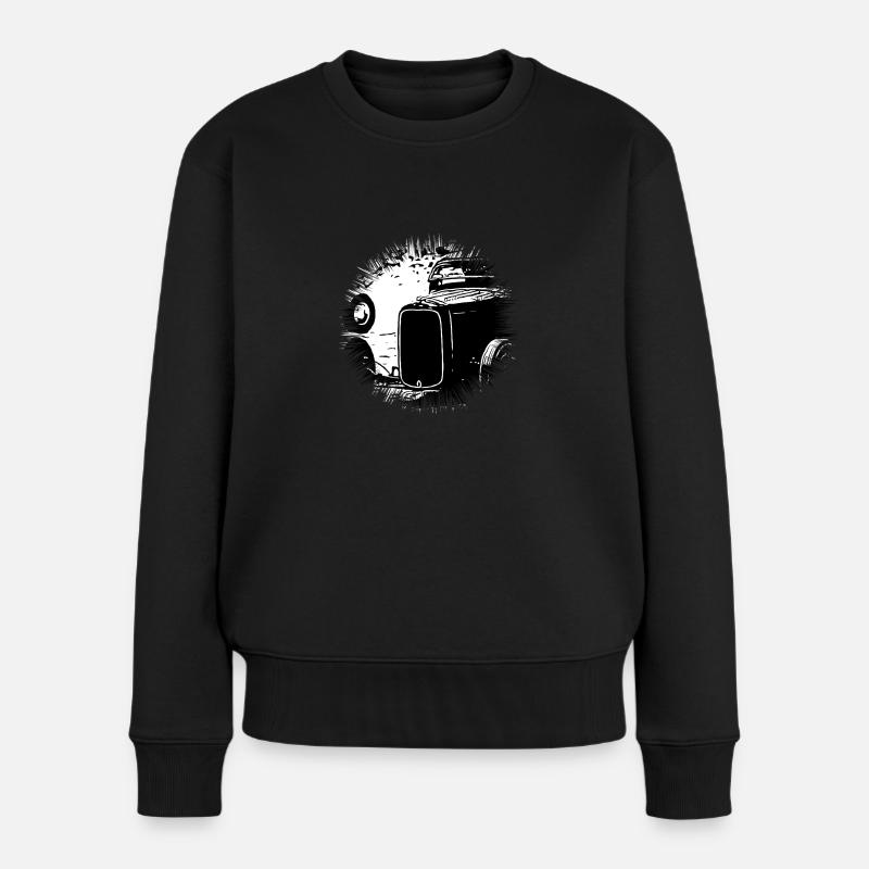 Voiture - Pull Premium bio Femme - noir