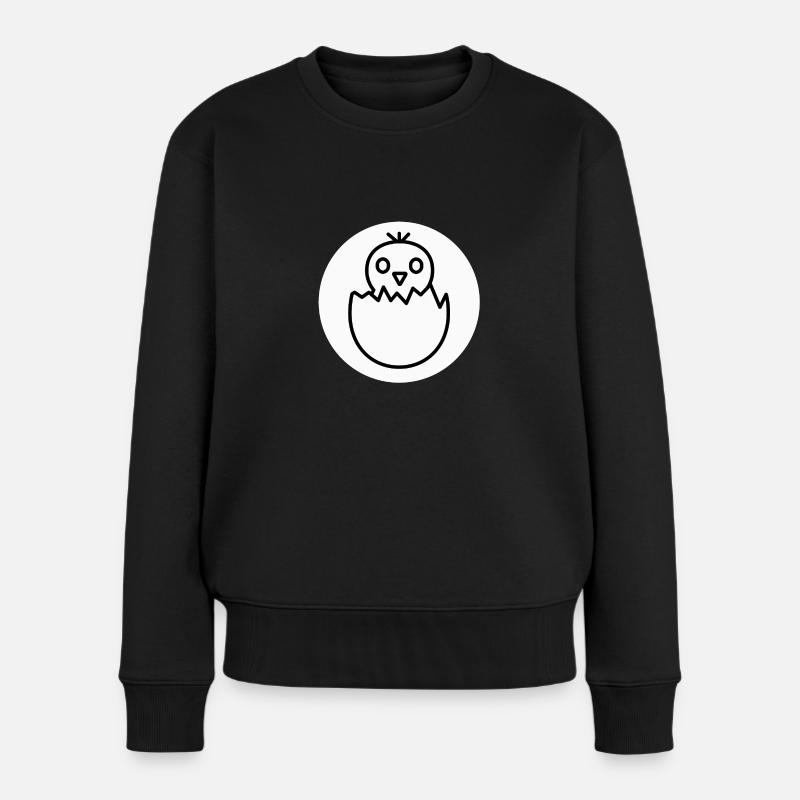 Chicks - Women's Premium Organic Jumper - black