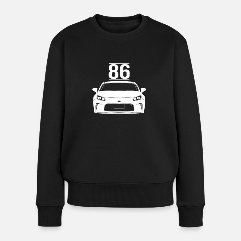 Sportwagen Auto Tuning Performance Japan JDM 86 - Frauen Premium Bio Pullover - Schwarz