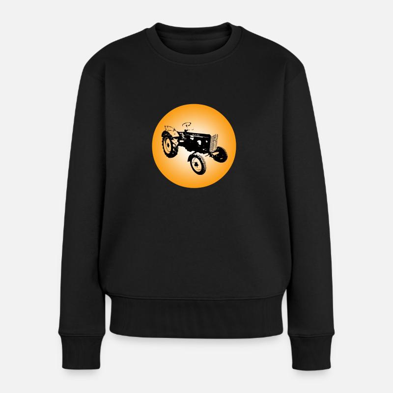 Tracteur - Pull Premium bio Femme - noir